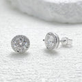 0.5-2CT Moissanite Stud Earrings for Women Sparkling Lab Diamond Sterling Silver S925 Wedding Party Jewelry Certified