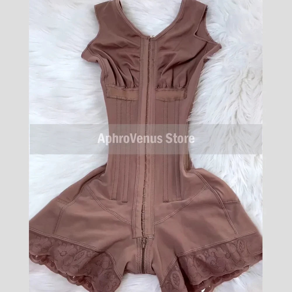 Fajas Colombianas Reductoras Girdles Postpartum Shapewear Bodysuit Tight Fit Abdomen Control High Compression Sheath Plus Size