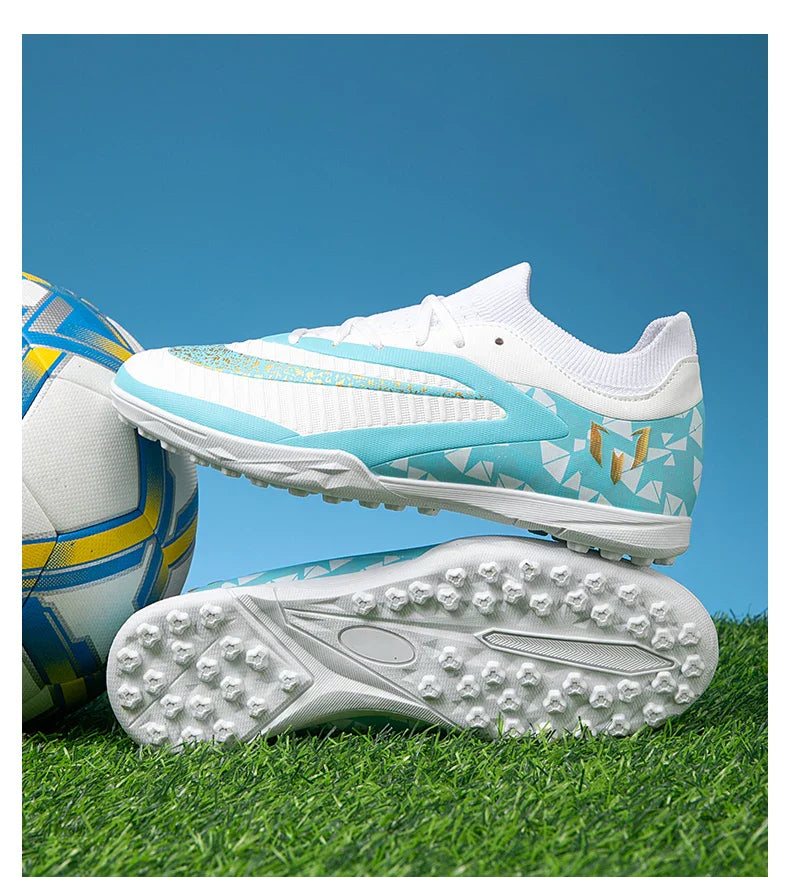 New Kid Match Boys Soccer Shoes Comfortable Outdoor Match Professional Football Boots Sneakers Non-Slip Sports Shoes Unisex
