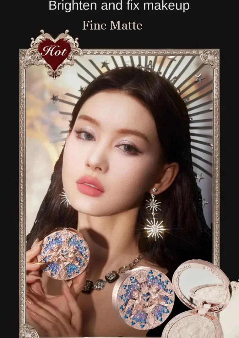 Little Angel Collection Makeup Gift Box Eyeshadow Blush Cream Matte Lipstick Highlighter Full Kit All In One