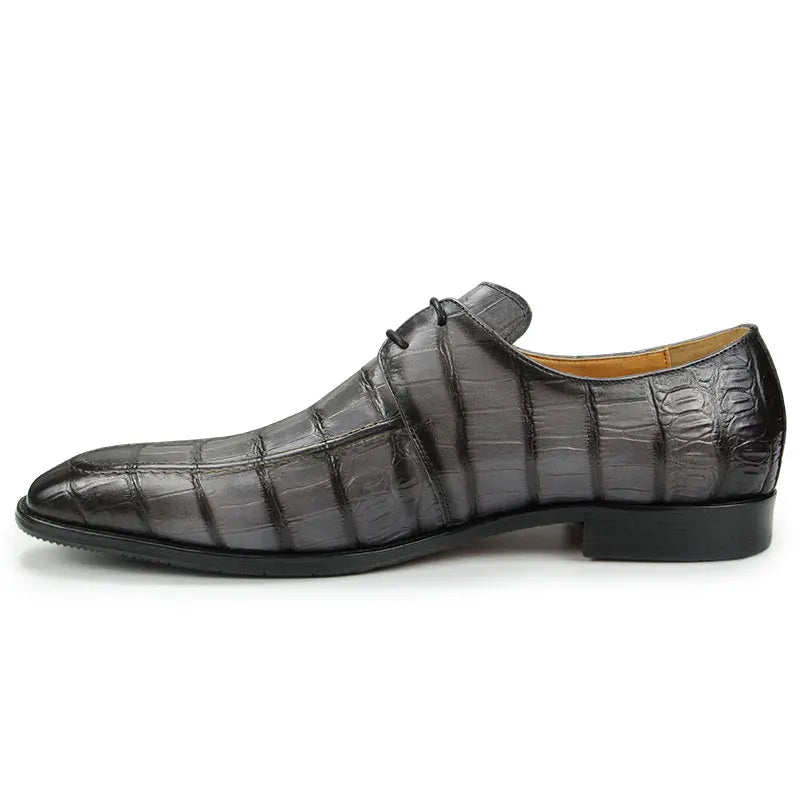 Premium Men's Handmade Leather Oxford Shoes High-End Business Formal & Casual Derby Shoes for Youth|British Style Carved Design