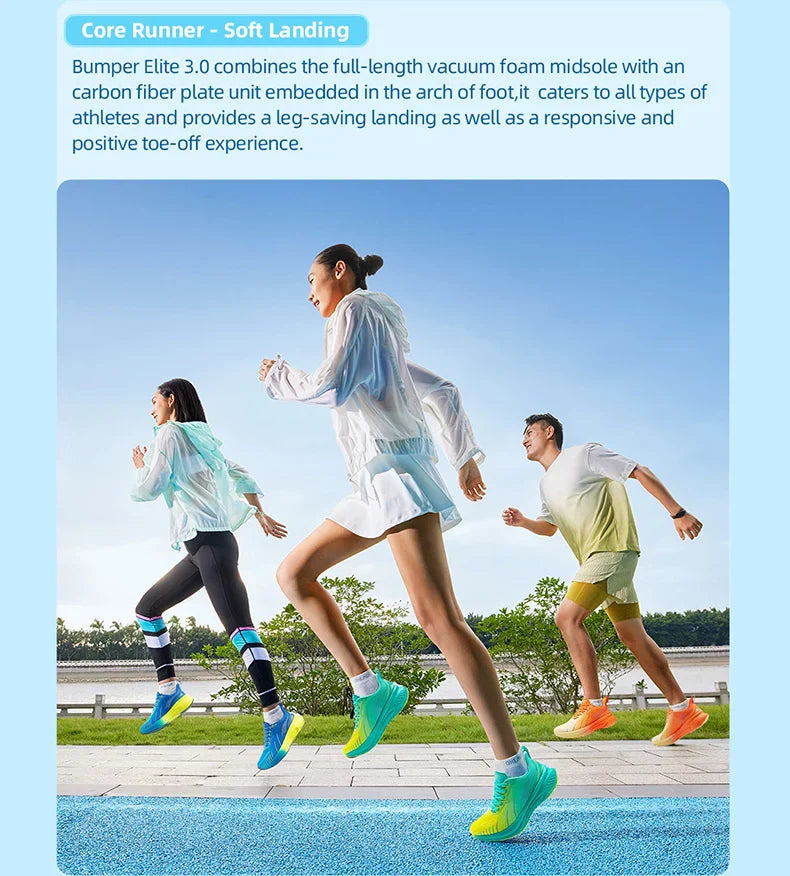New Cushioning Running Shoes For Men Suitable Heavy Runners Lace Up Sports Women Non-slip Outdoor Athletic Male Sneakers