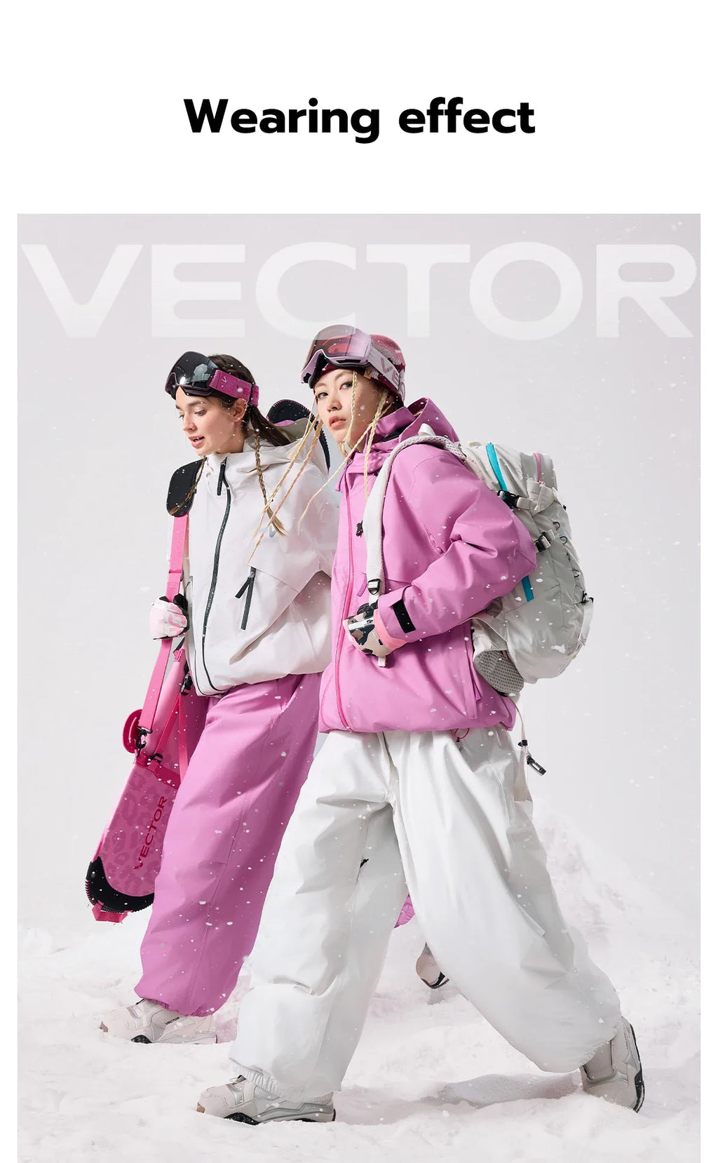 Men Women 3L Cotton Ski Jacket Ski Pants Winter Warm Windproof Waterproof Outdoor Sports Snowboard Ski Coat Trousers