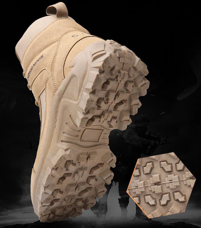 Men'sHiking Shoes Tactical Sport Shoes Male High Top Waterproof Outdoor Mountain Climbing Shoes Hunting Boots Men Outdoor Boots