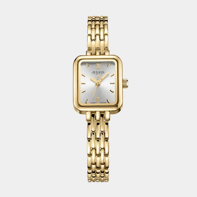 Watch For Women  Women's Stainless Steel Band Luxury Gift Watch Dual-Layer Dial Fashion Montre JA-771