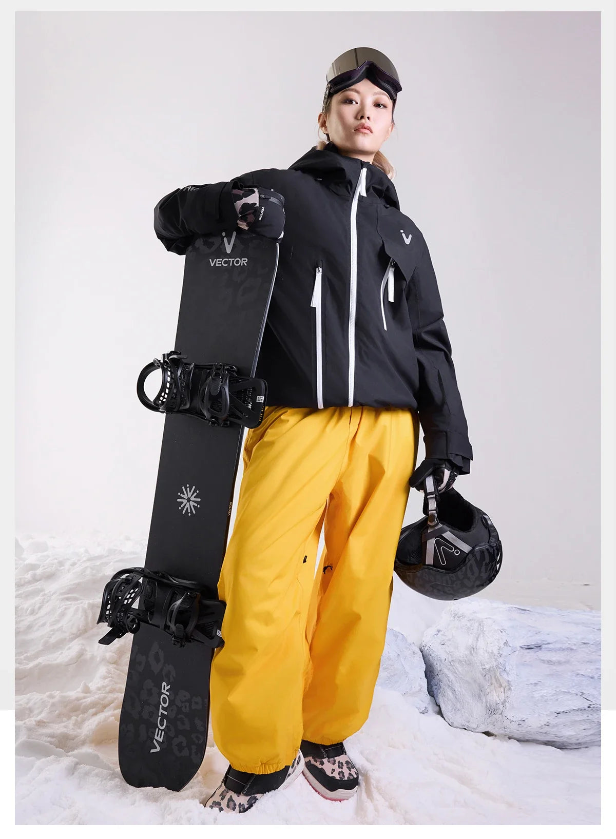 Men Women 3L Cotton Ski Jacket Ski Pants Winter Warm Windproof Waterproof Outdoor Sports Snowboard Ski Coat Trousers
