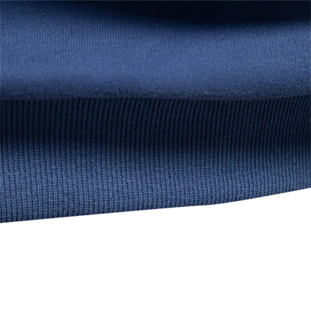 Men's Premium Cotton Sweatshirt Color Block Sweatshirt Long Sleeve Business Casual Social Sweatshirt