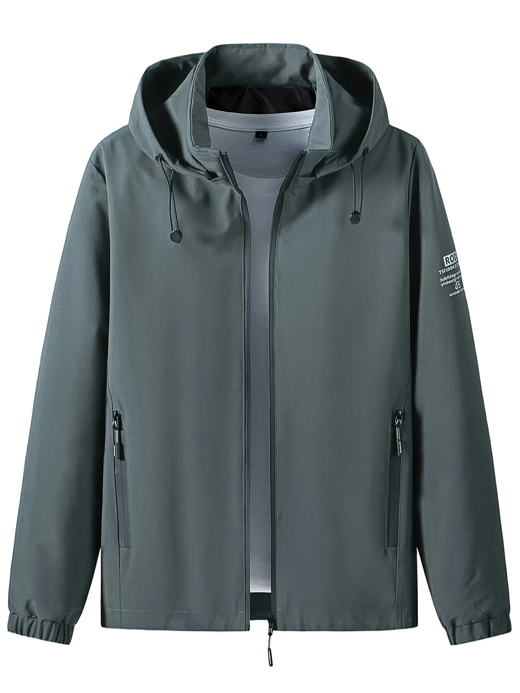 Windproof detachable hooded jacket Korean style trendy loose fashion casual men's jacket