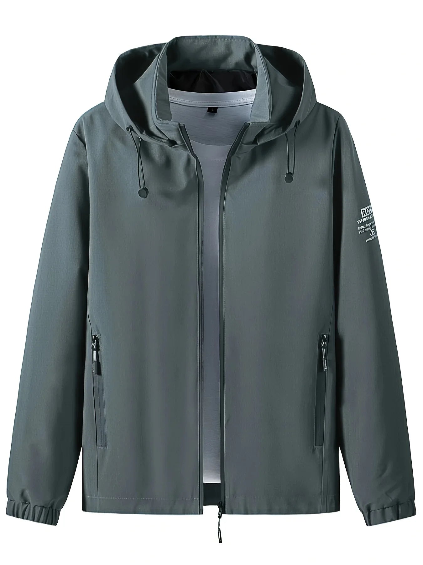 Windproof detachable hooded jacket Korean style trendy loose fashion casual men's jacket
