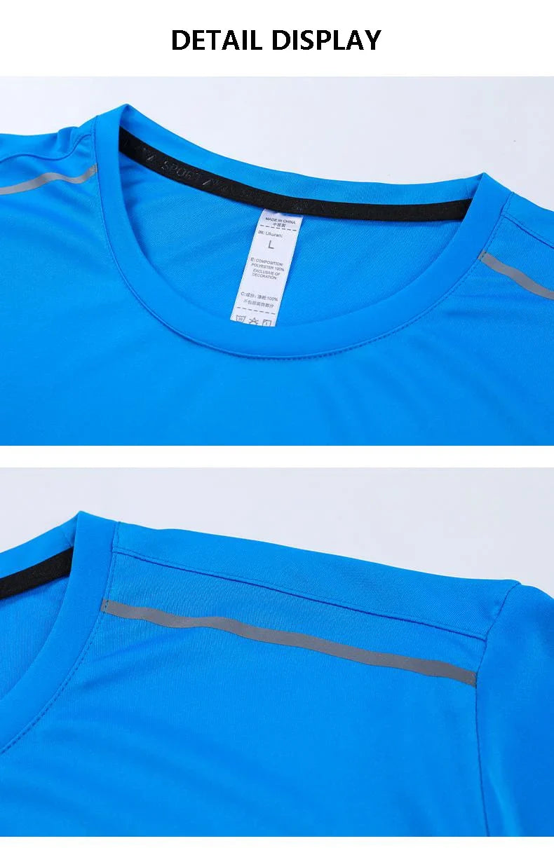 High Quality Spandex Men Women Kids Running Long Sleeve T-Shirt Quick Dry Gym Fitness Shirt Training Exercise Clothes Sports Top