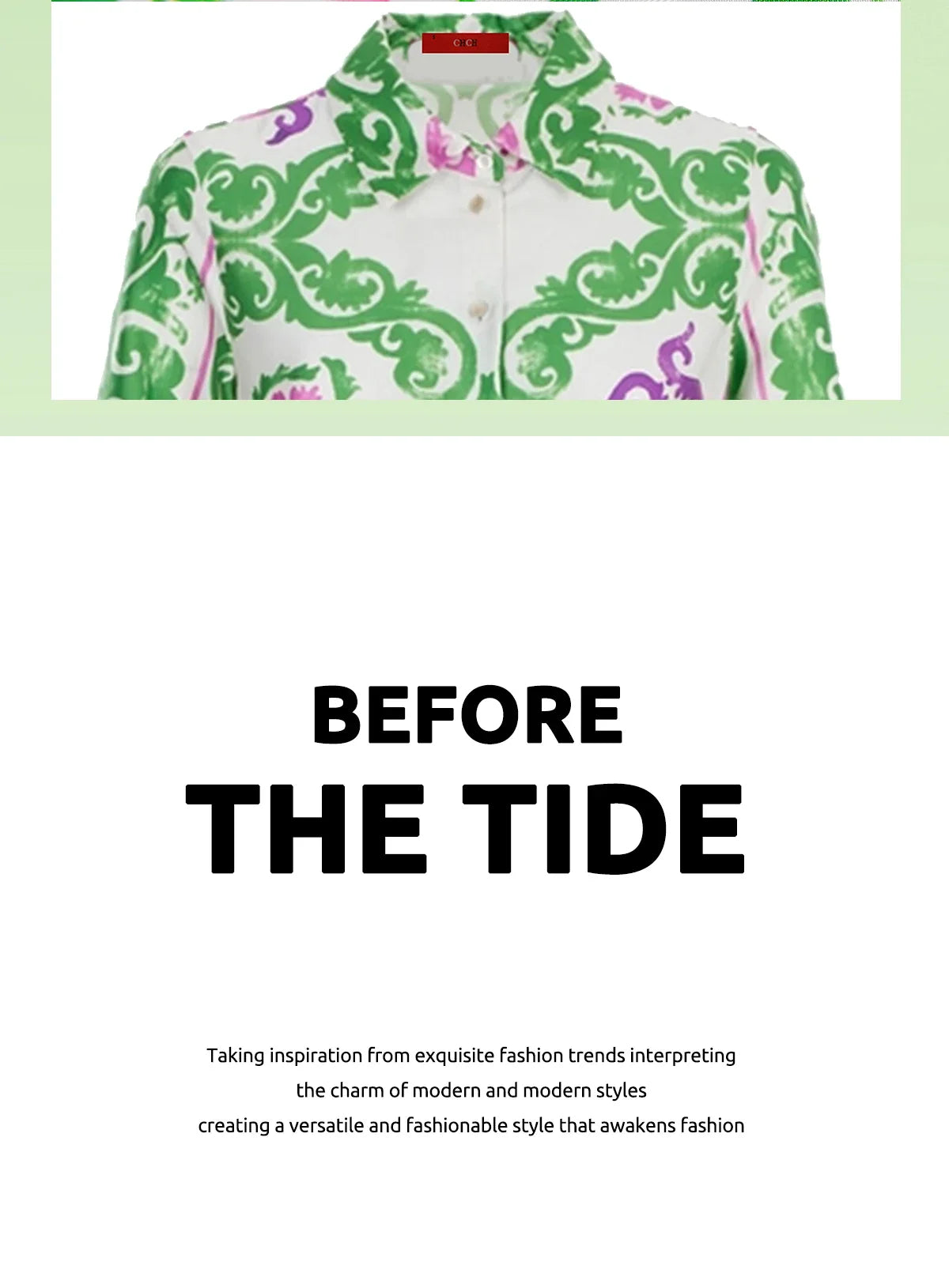 Elegant Women's Printing Dresses Lace Up Neck Long Sleeve Elegant Dress 2024 New Autumn Robe Midi Shirt Dress