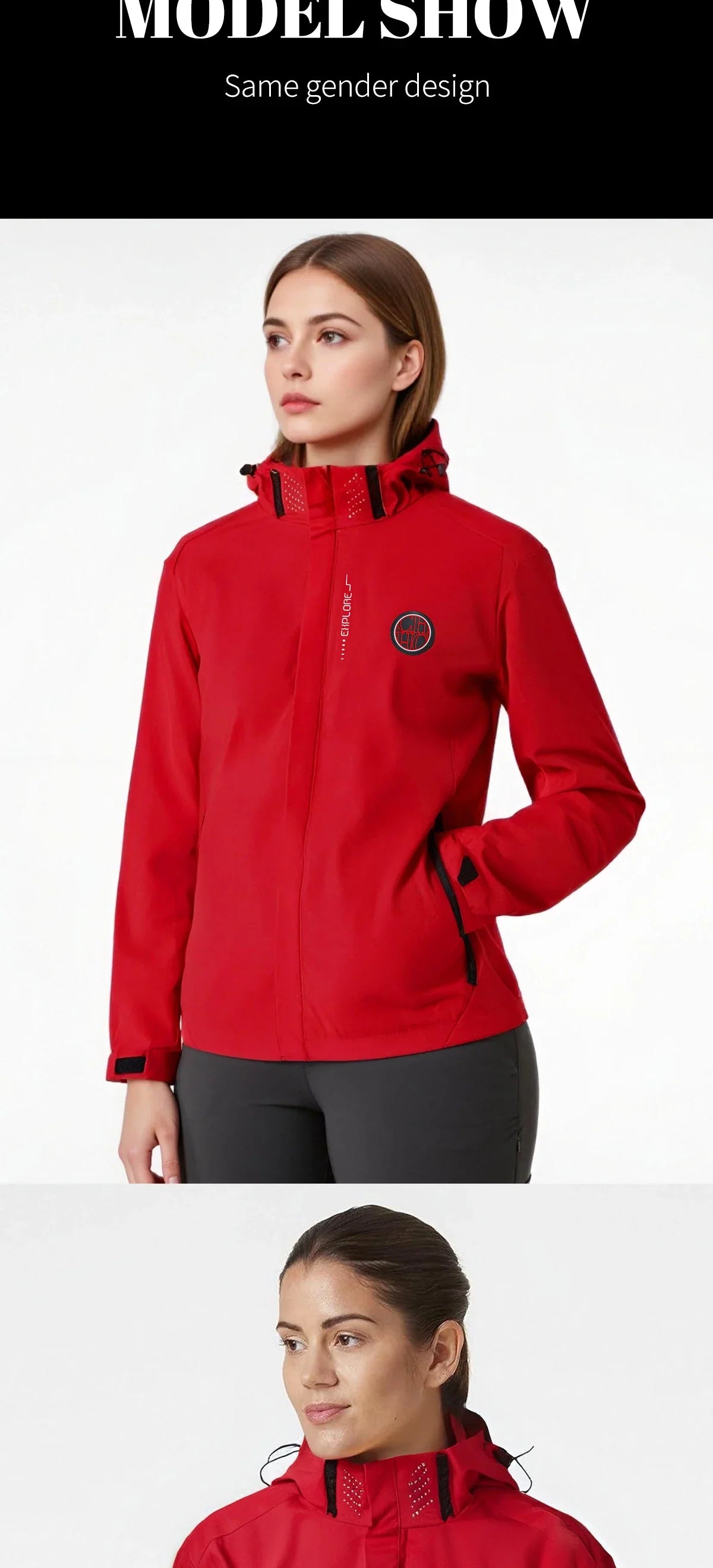 New Men Interchange Jacket Spring Outdoor Mountaineering On Foot Jacket Couple Fashion Women Thin Zipper Coat Male