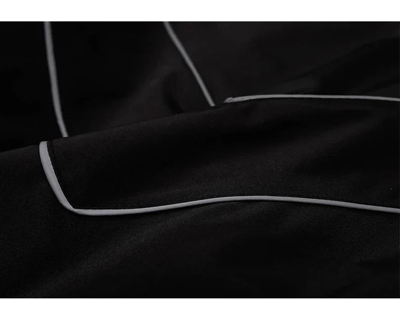Men High Street Patchwork Color Black Windbreaker Coats Hip Hop Varsity Jacket Women Spring Autumn Thin Fashion College Jackets