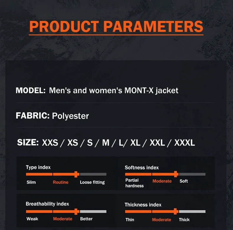 Mont-X Hard Shell Jacket GTX Rainstorm Waterproof Hooded Coats Outdoor Professional Mountaineering Jackets KG2441135