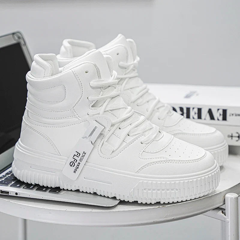 New Fashion Men's Sneakers Soft Comfortable Non Slip Wear Resistant Sole Daily Casual Men Shoes Preppy Winter Skate Ankle Boots