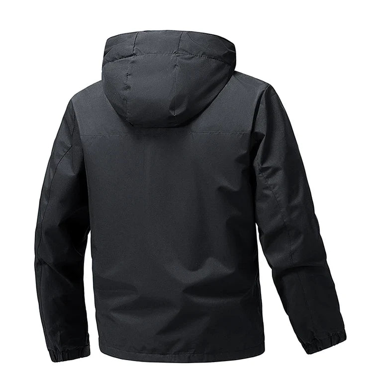 Waterproof Windbreaker Men Jacket Autumn Spring Outdoor Softshell Hooded Coat Sports Hiking Camping Coats Lightweight Jackets