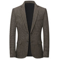 BROWON Brand Spring Autumn Forml Blazers for Men Slim Fit Two Button Fly Mens Suits Luxury Designer Wedding Coat Over Size
