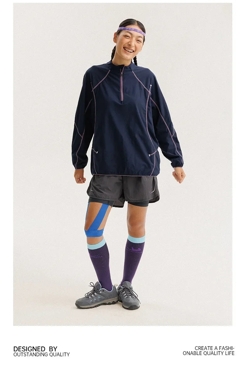 Outdoor Sports Lightweight Quick-Dry Long Sleeve T-shirt for Men & Women with UV Protection