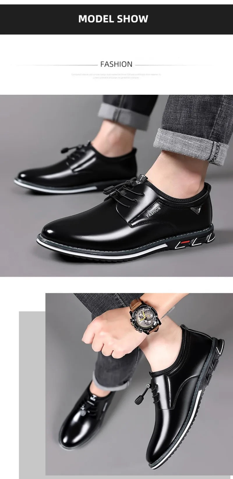 Oxfords Leather Shoes Men Luxury Big Size 50 51 52 53 Men Dress Shoes Business Party Wedding Office Work Shoe 2026 Men Loafers