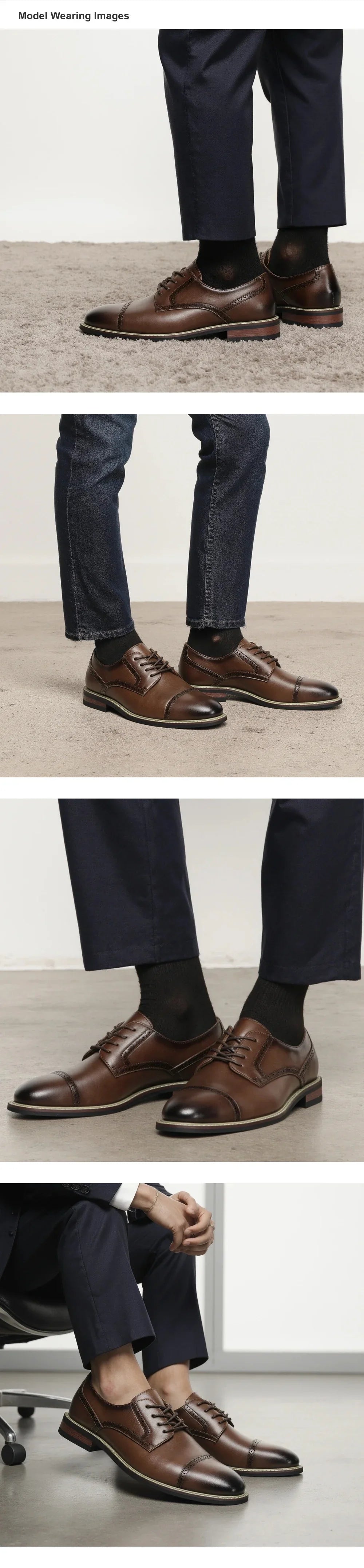 Social Shoe Male Comfortable Business Stylish Gentleman'S Men'S Dress Shoes Leather