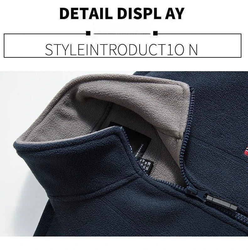 Brand New Winter Jacket For Men Thick Polar Fleece Outdoor Quality Design Warm Man Fashion Male Autumn Outwear