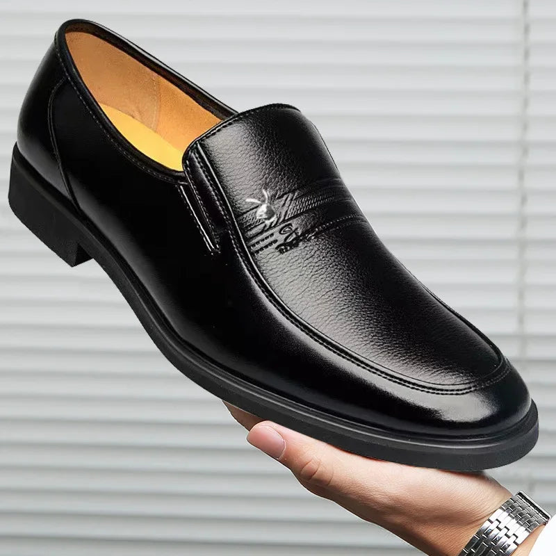 Men’s Business Formal Leather Shoes – Classic Oxford Style, EU Sizes 40–48