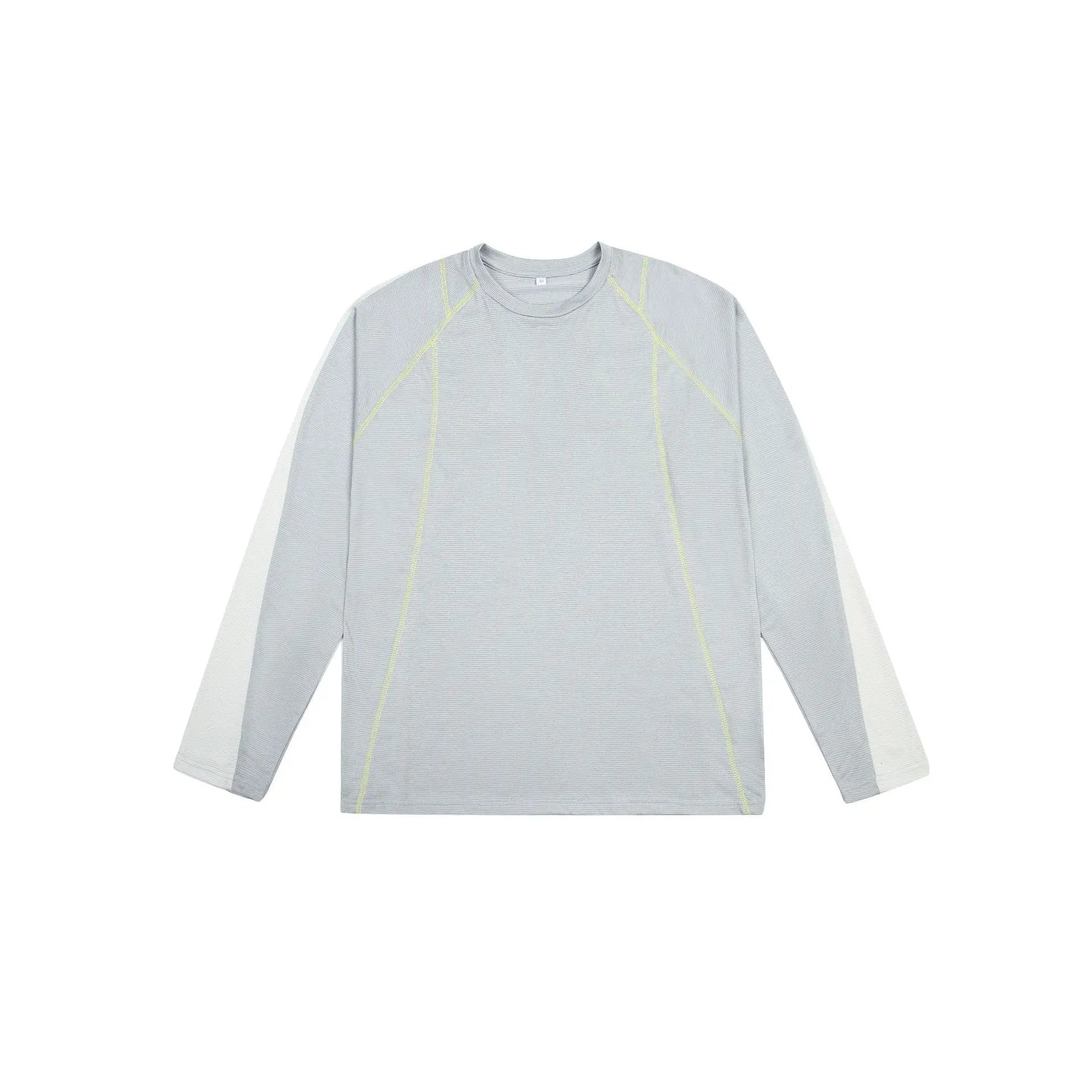 Unisex Sport  Long-Sleeved T-Shirt with Moisture-Wicking, Quick-Drying & Contrast Shoulder Design