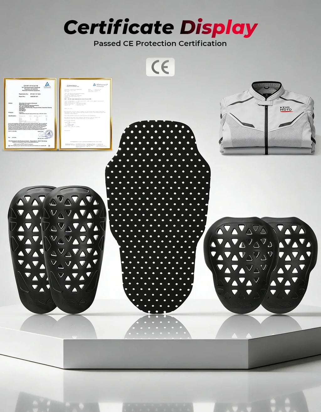 Men's Motorcycle Jacket Summer Soft Mesh  CE Certified Protector Gear Breathable Riding Cycling Outfit