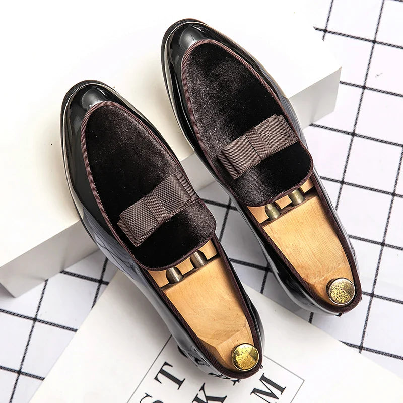 38~48 Mens Dress Italy Paty Leather Wedding Luxury Designer Flats Business Formal Gentleman Casual Driving Shoes for Men Loafers