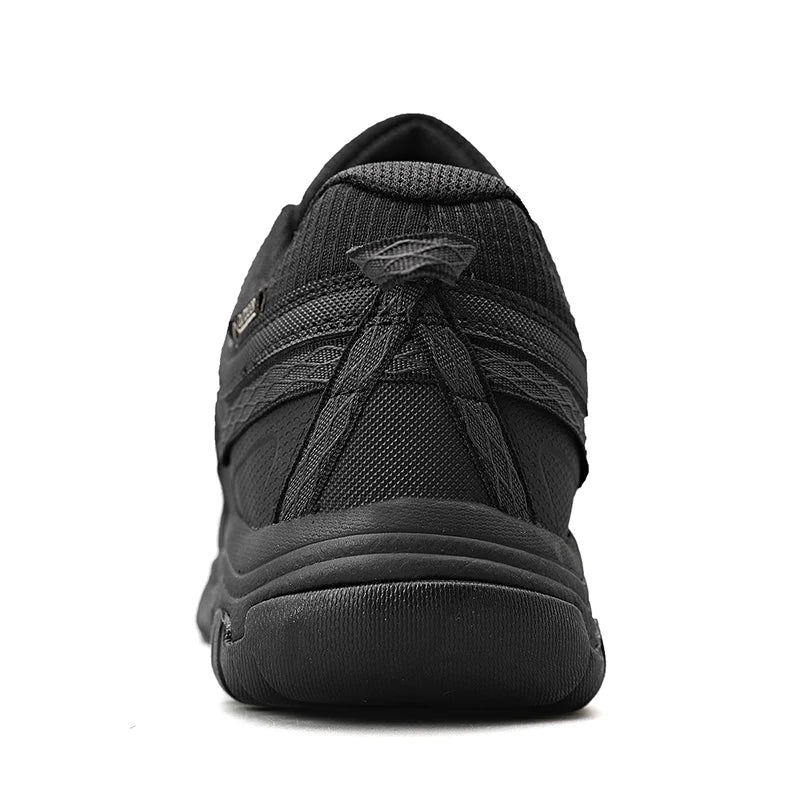 High Quality Men Hiking Shoes Durable Leather Climbing Shoes Outdoor Walking Sneakers Rubber Sole Factory Outlet