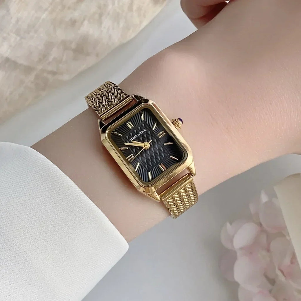 Simple Quartz Waterproof Wristwatch Ladies Wristwatch Elegant Gold Watch Stainless Steel Women's Watches Relogio Feminino