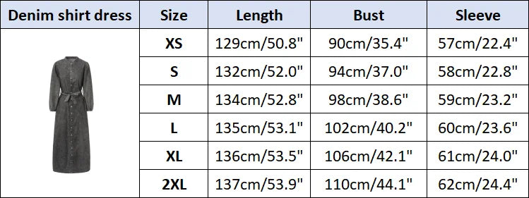 SS26 Women Lightweight Denim Dress Cotton Black and Blue Maxi Dress