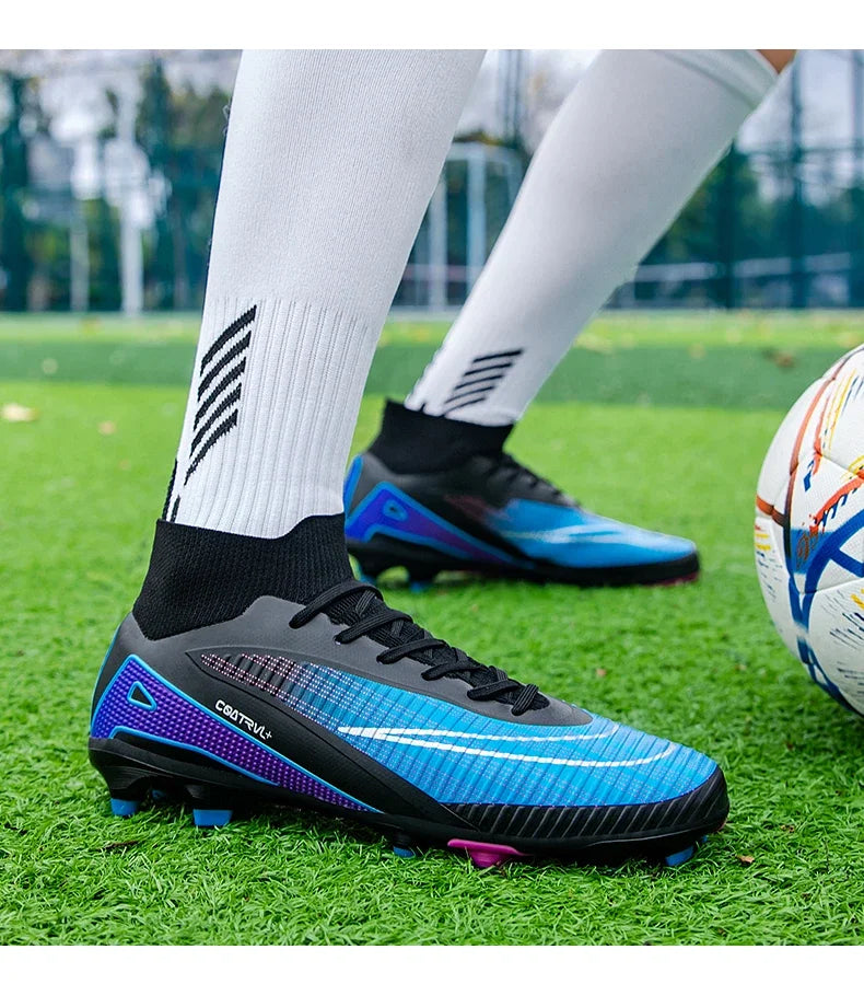 New Men Soccer Shoes Cleats Football Boots Professional Women Unisex Ultralight Match Grass Futsal High-quality TF/FG Sneakers