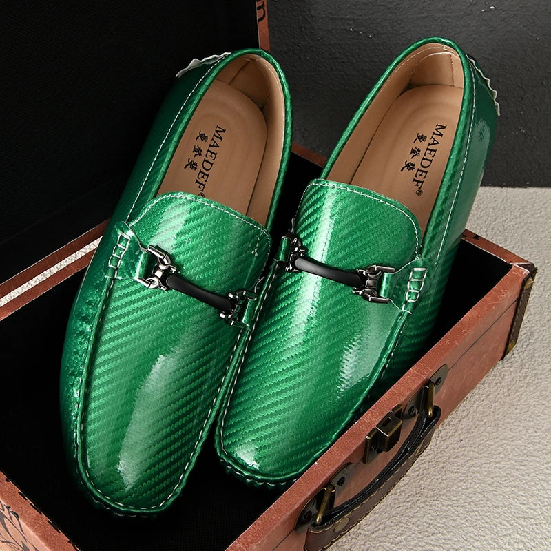 Shoes Business Brand Leather Shoes Fashion Casual Shoes for Men Breathable Loafers Comfortable Men's  Wedding Party Shoe