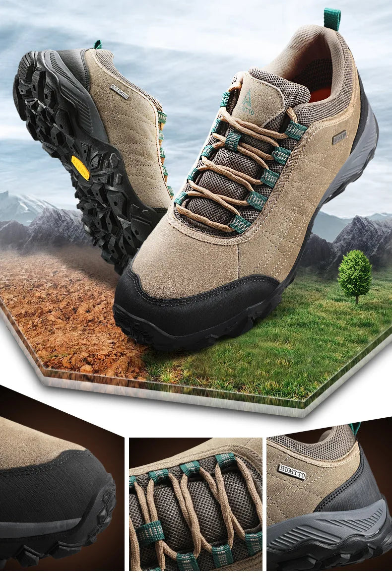 Hiking Shoes Mens Luxury Designer Winter Climbing Trekking Sneakers for Men Leather Outdoor Sports Work Man Shoes