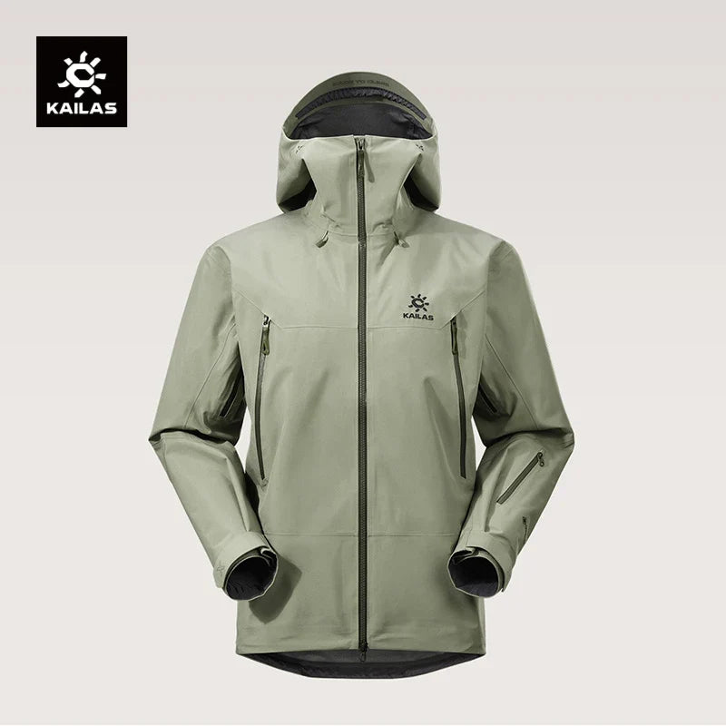 Mont-X Hard Shell Jacket GTX Rainstorm Waterproof Hooded Coats Outdoor Professional Mountaineering Jackets KG2441135