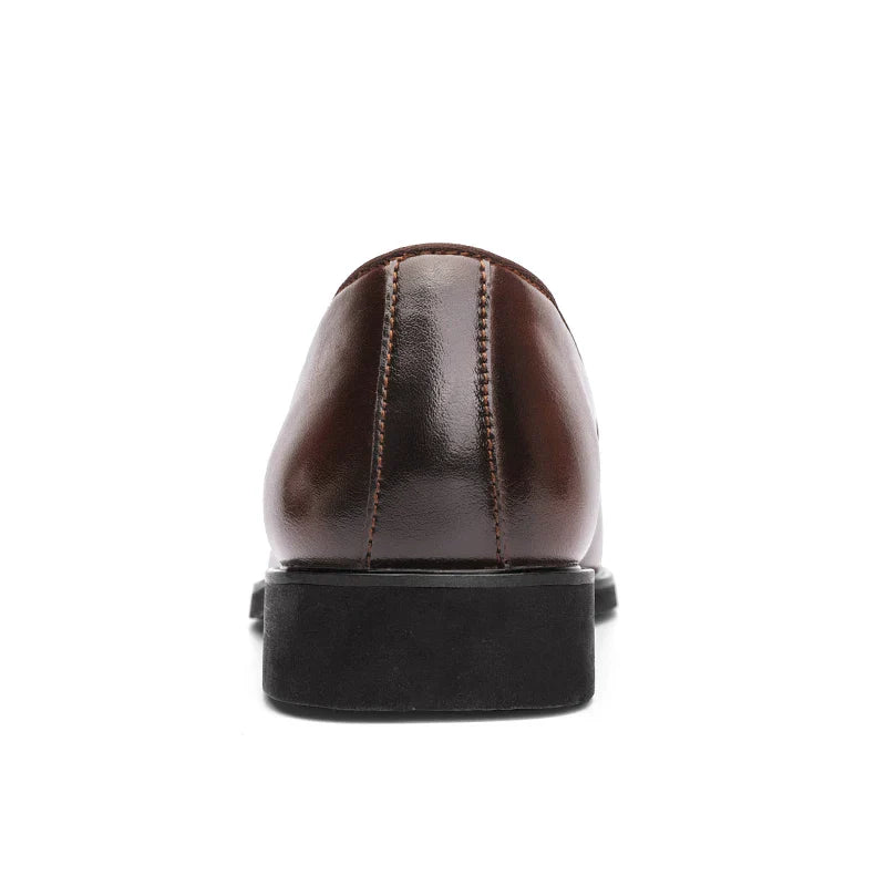 Italian brand mens Loafers Men's brown daily soft sole red sole patent leather shoes Outdoor business dress shoes big size：38-48