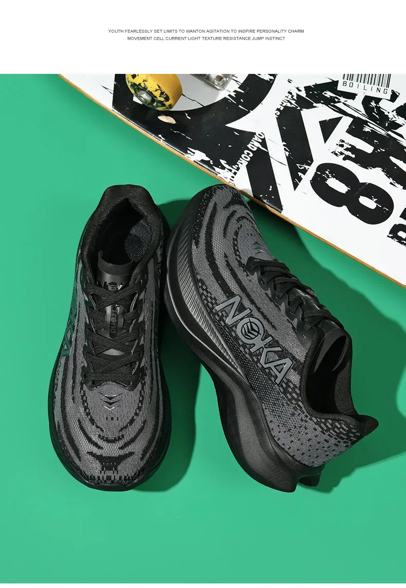 Men Women High Quality Light Running Shoes Cushion Training Shoes Lightweight Wear-Resistant Sneakers