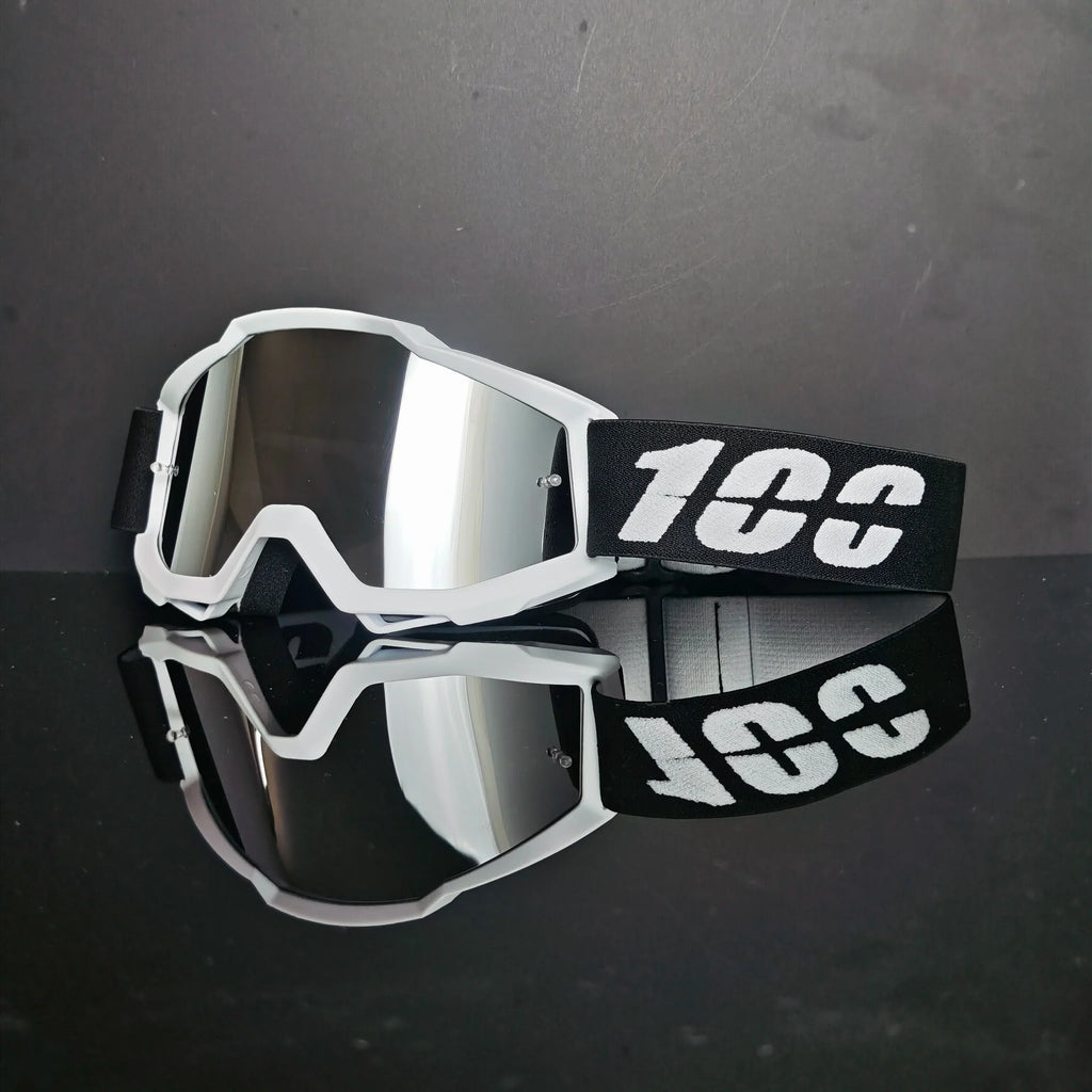 100 Motorcycle Goggles Cycling Glasses Outdoor Off-Road Ski Outdoor Sport MX ATV Dirt Bike Racing Motocross