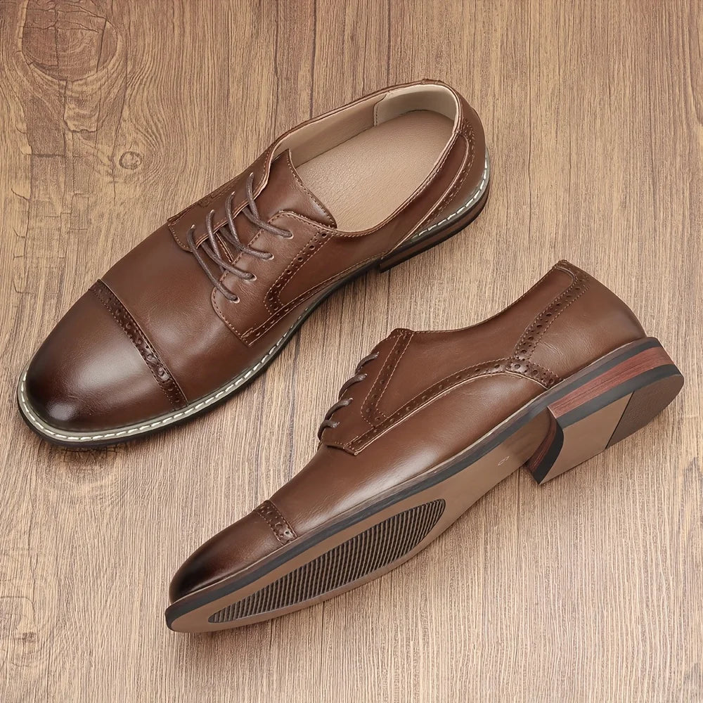 Social Shoe Male Comfortable Business Stylish Gentleman'S Men'S Dress Shoes Leather