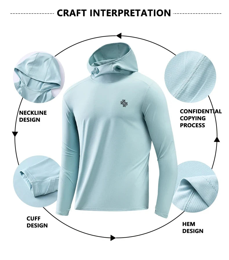 High-quality Men/Women Long-sleeved Outdoor and Indoor Sports and Fitness Breathable Hoodies for Both Tops