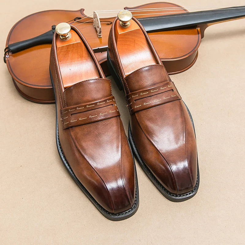 Mens Formal Business Oxford Shoes European Style Classic Comfortable Dress Shoes for Men