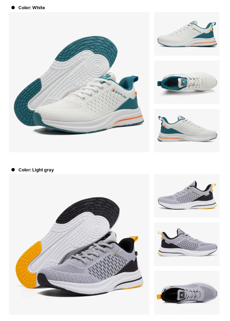 Lightweight Running Shoes For Men Comfort Men's Designer Mesh Casual Sneakers Lace-Up Male Outdoor Sports Tennis Shoes
