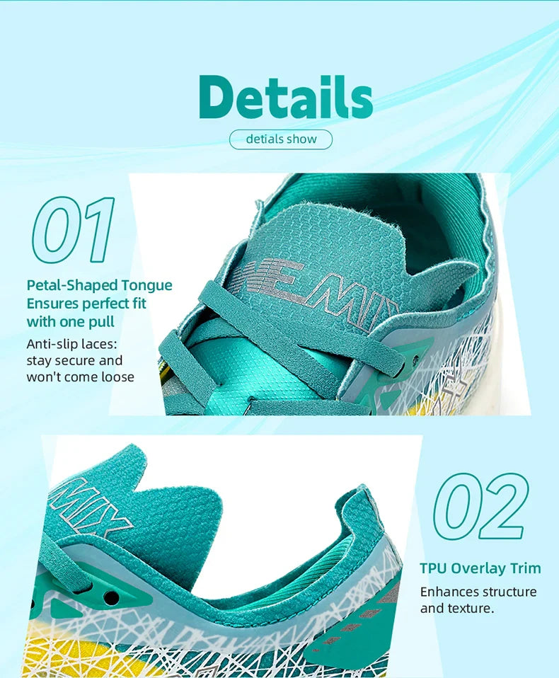 Carbon Fiber Plate Running Shoes Traction Shock Absorption Sneakers Professional Marathon PB Racing Sports Trainers Shoes