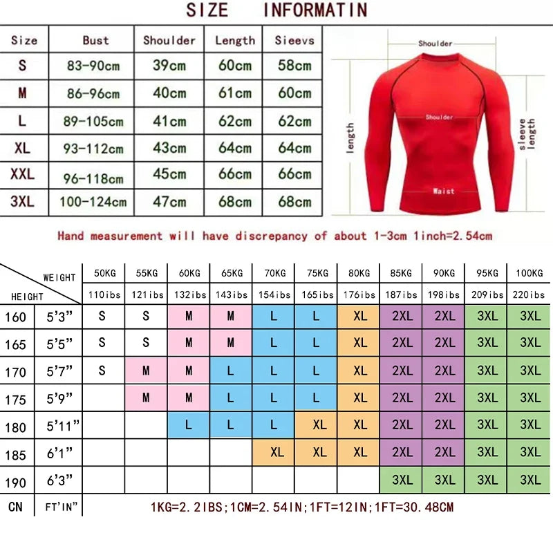 Men's Compression Shirt Anime Print Gym Sport Quick Dry Gym TShirts Fitness Athletic Undershirts Elasticity Tops Tee Summer Male