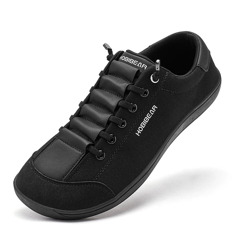 Womens Mens Barefoot Shoes | Zero Drop | Wide Toe Casual Canvas Sneakers Minimalist Walking Shoes
