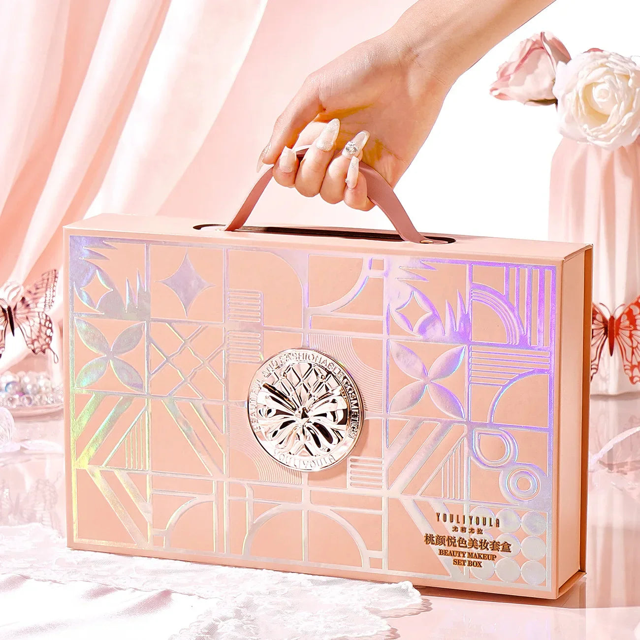 Make Up Sets Cosmetics Full Set Makeup Kit Lipstick Eyeshadow Eyebrow Pen Air Cushion BB Cream Mascara 9 Pcs Makeup Gift Box
