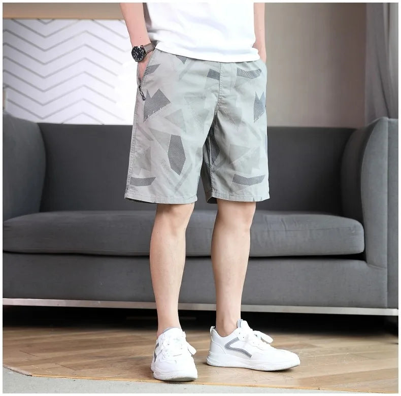 Big Size Men's Casual Shorts Light Weight Cotton Shorts Summer Running Breathable Sweat Shorts