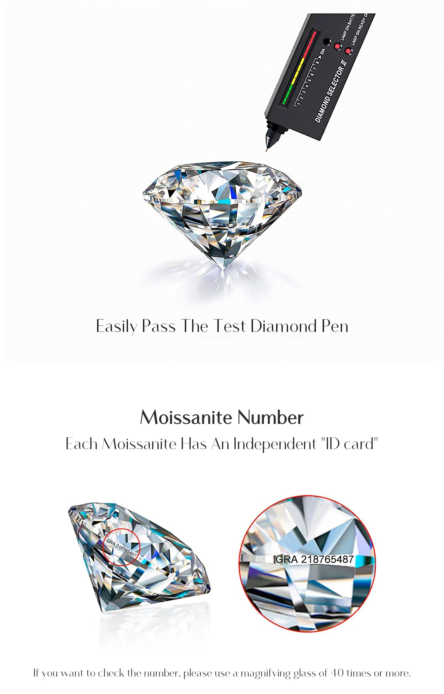 1CT D Color Moissanite Necklace 925 Sterling Silver Luxury Halo Charm Pendant Necklace For Women Bridal Wedding Jewelry