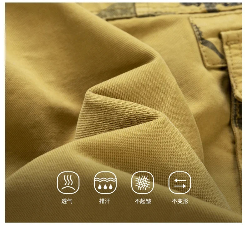 Breathable Lightweight Loose Sports Daily Wear Shorts Men Summer Casual Shorts Men Cargo Shorts Multi Pocket Outdoor Work Shorts